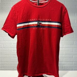 Tommy Hilfiger Red Short Sleeve Tee